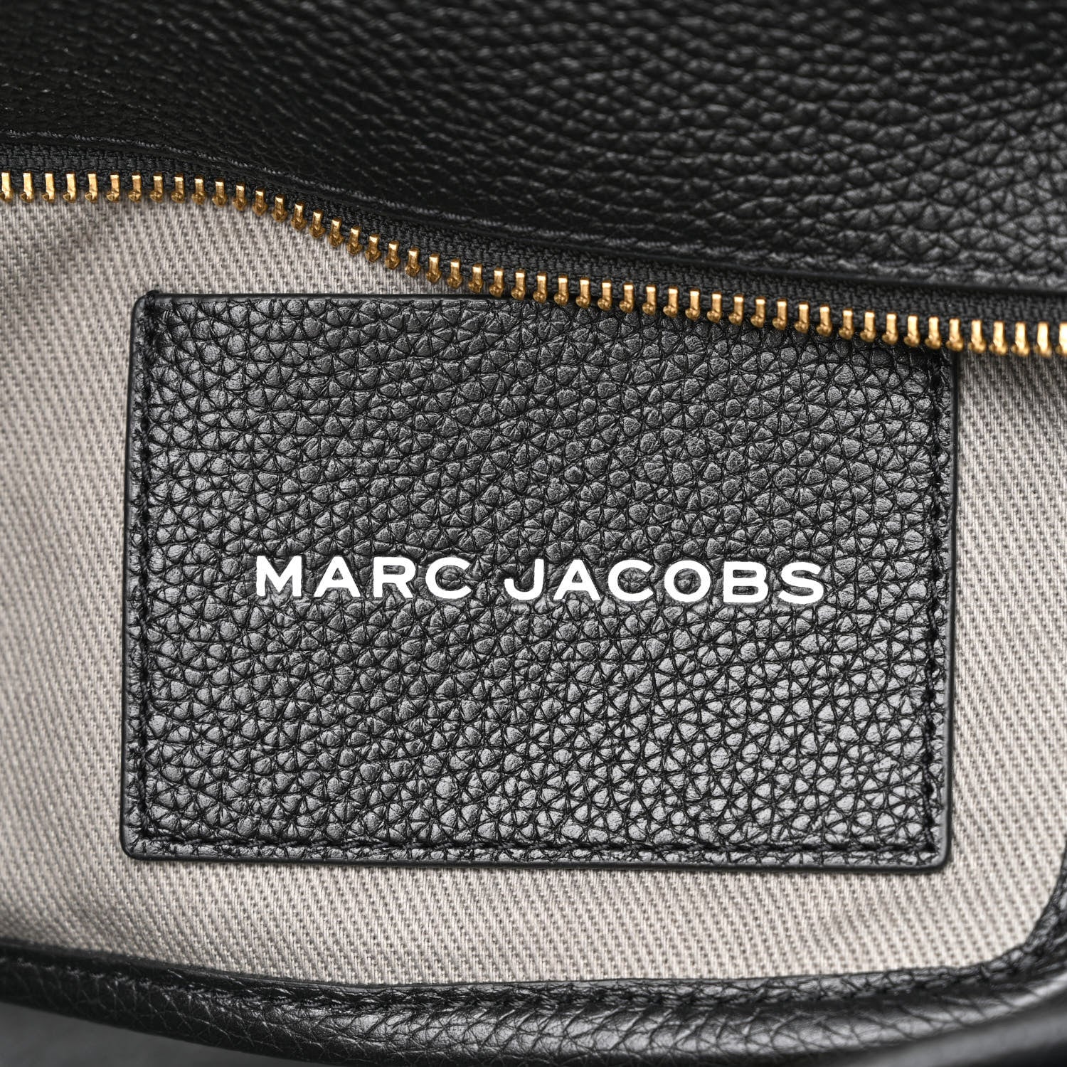 Marc Jacobs Grained Calfskin Small The Tote Bag Black 5 of 10