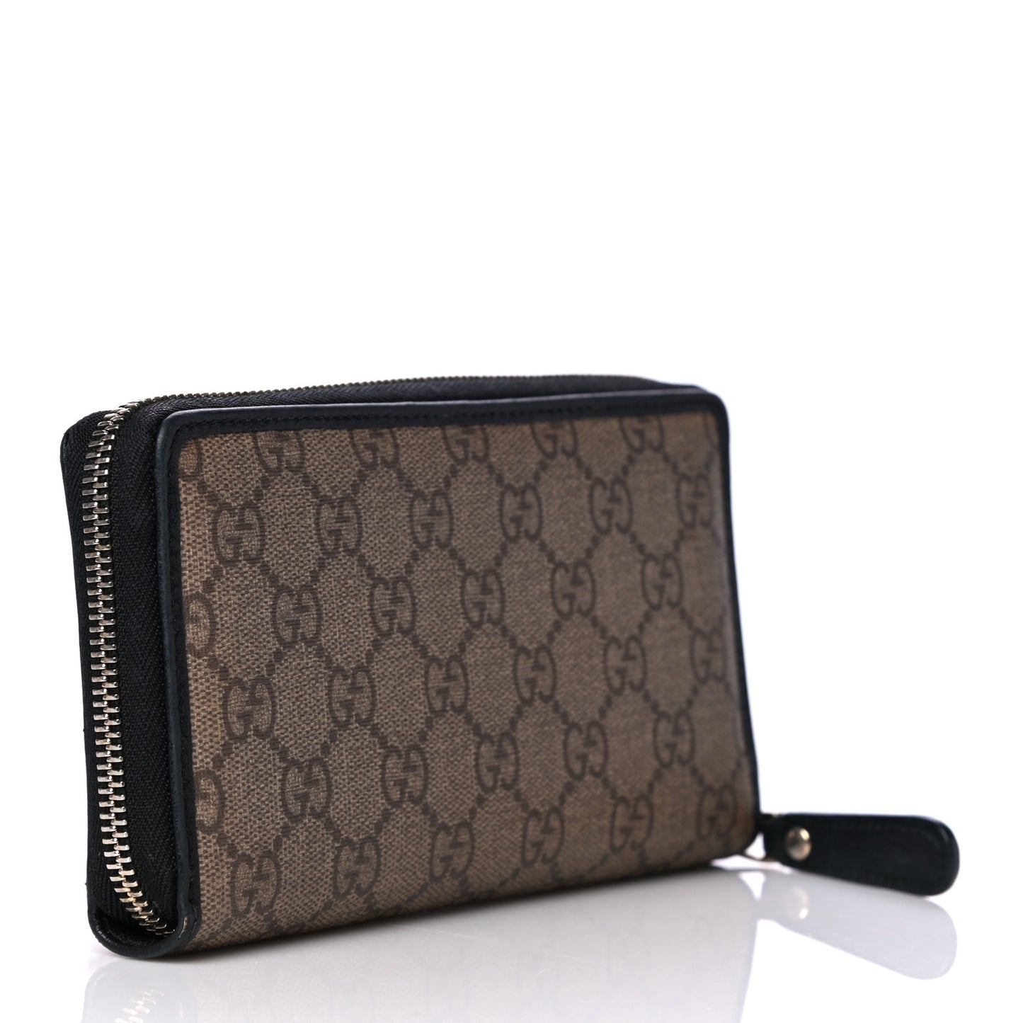 GG Plus Monogram Italy Flag Zip Around Wallet Green