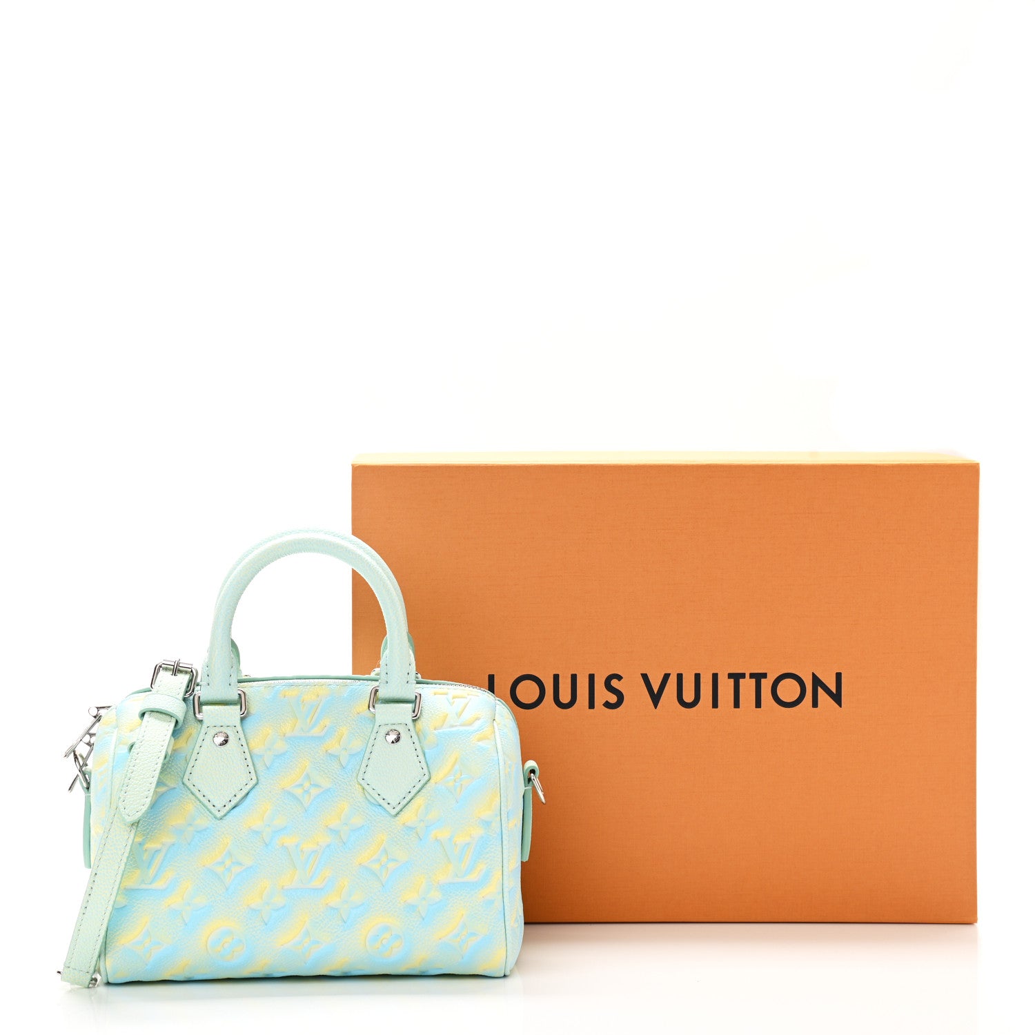 Louis Vuitton Empreinte Monogram Summer Stardust Speedy 20 Water Green 9 of 9