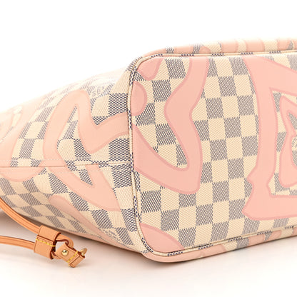 Louis Vuitton Damier Azur Tahitienne Neverfull MM 9 of 11