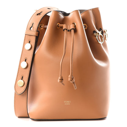 Fendi Vitello Grace Matte F is Fendi Grande Mon Tresor Bucket Bag Nocciola 1 of 13