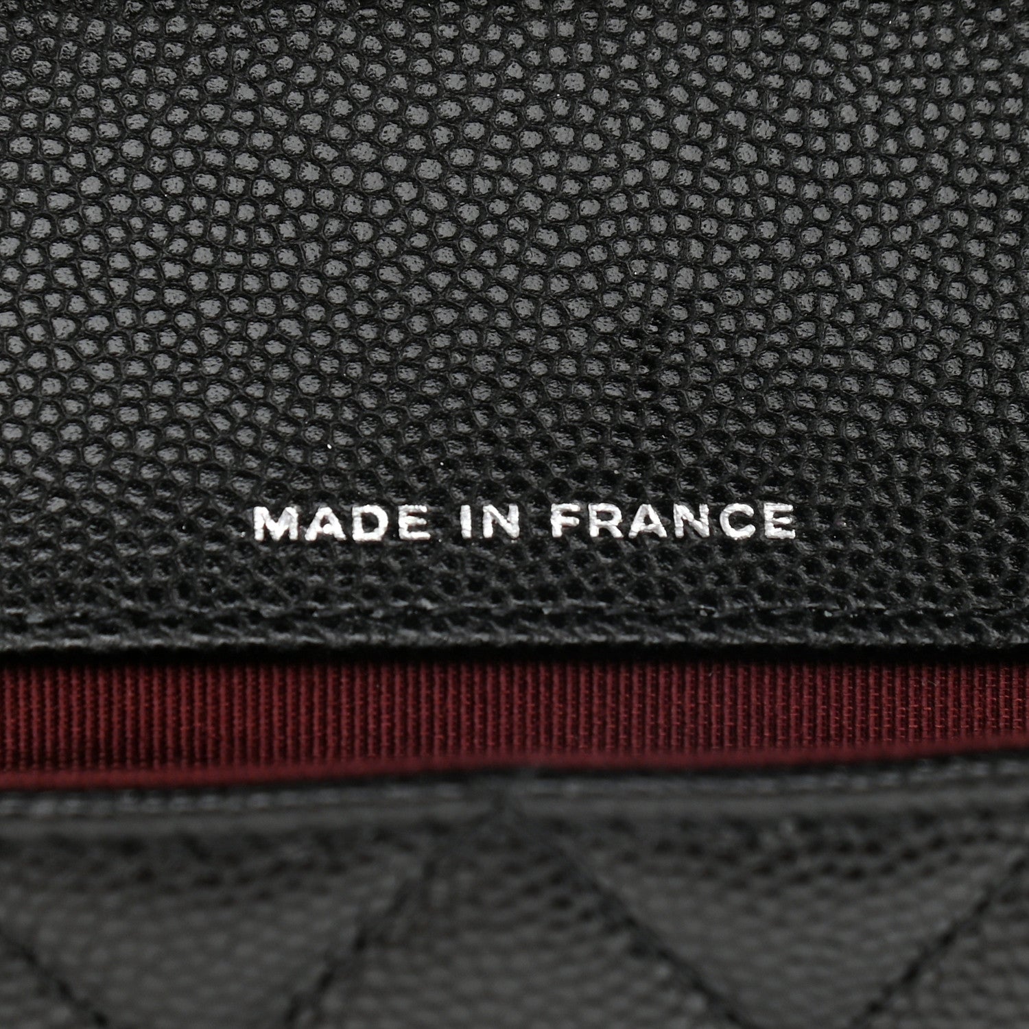 Chanel Caviar Quilted Glasses Case With Chain Black 7 of 10
