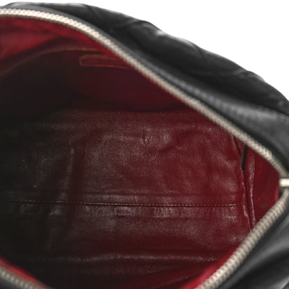 Chanel Lambskin Quilted Giant CC Accordion Shoulder Bag Black 5 of 12