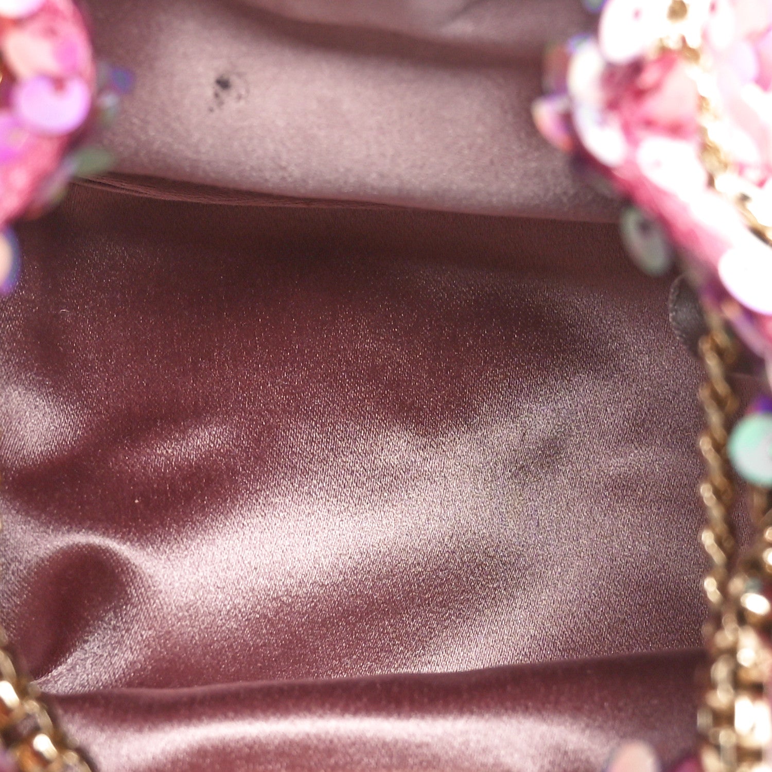 Jimmy Choo Sequin Paillettes Micro Bon Bon Bag Pink Multicolor 5 of 9