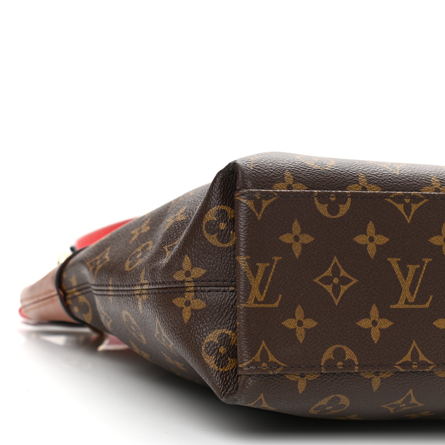 Louis Vuitton Monogram Tuileries Besace Caramel Rouge 8 of 10
