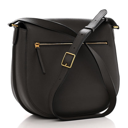 Celine Grained Calfskin Medium Trotteur Light Anthracite 3 of 14