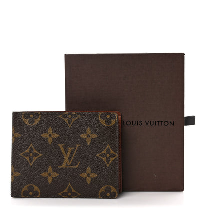 Louis Vuitton Monogram Mens Porte-Billets 3 Card Billfold Wallet 7 of 7