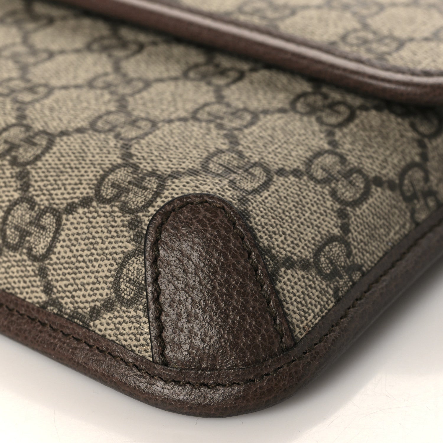Gucci GG Supreme Monogram Neo Vintage Web Belt Bag Brown 9 of 10
