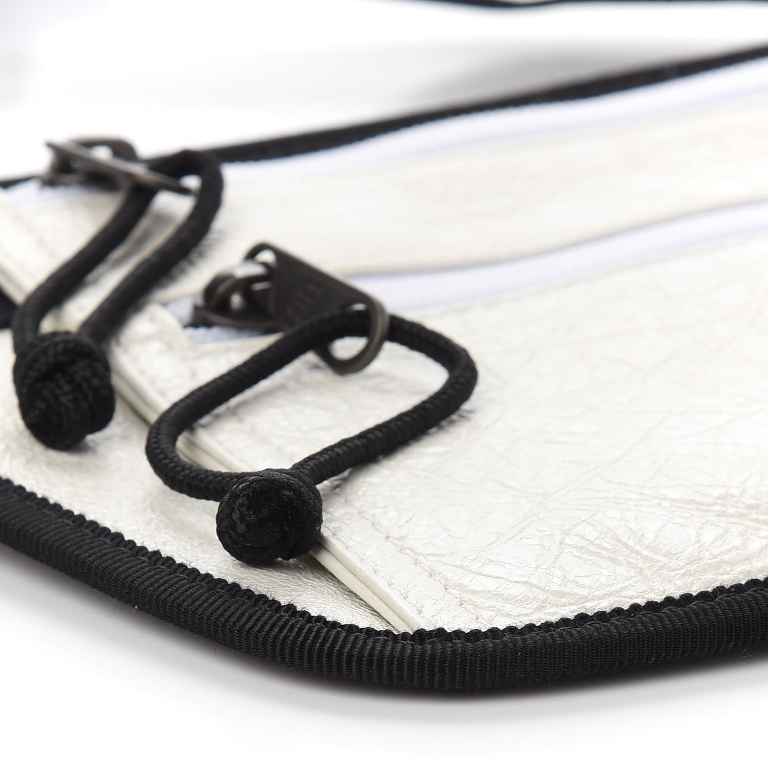 Balenciaga Agneau Arena Weekend Belt Wallet White 8 of 9