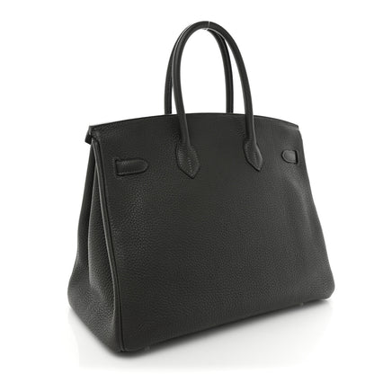 Hermes Taurillon Clemence BIRKIN 35 Graphite 3 of 15