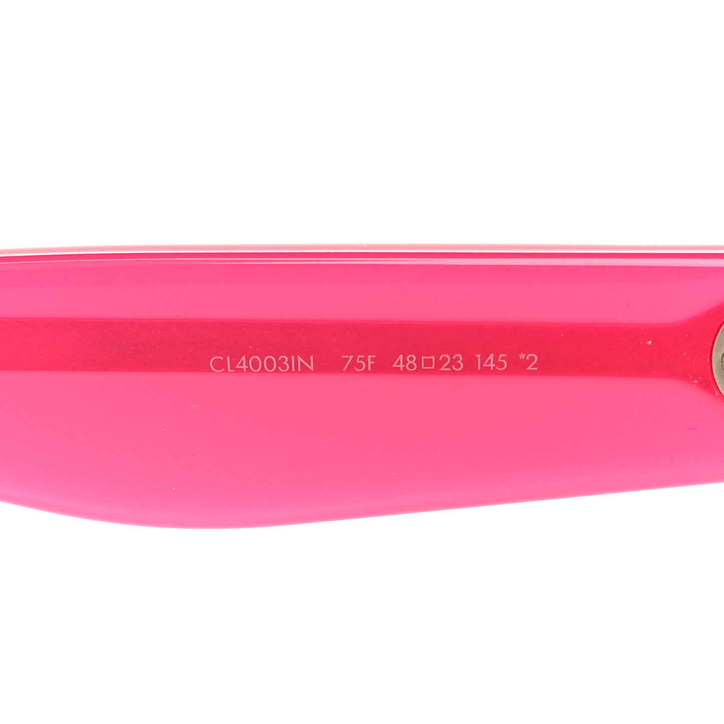 Acetate Studded Mineral Round Sunglasses CL40031N Pink