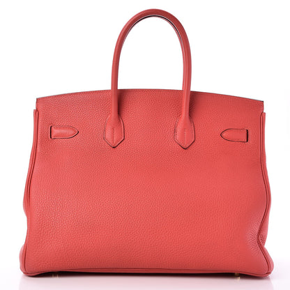 Hermes Togo Birkin 35 Rouge Pivoine 5 of 33