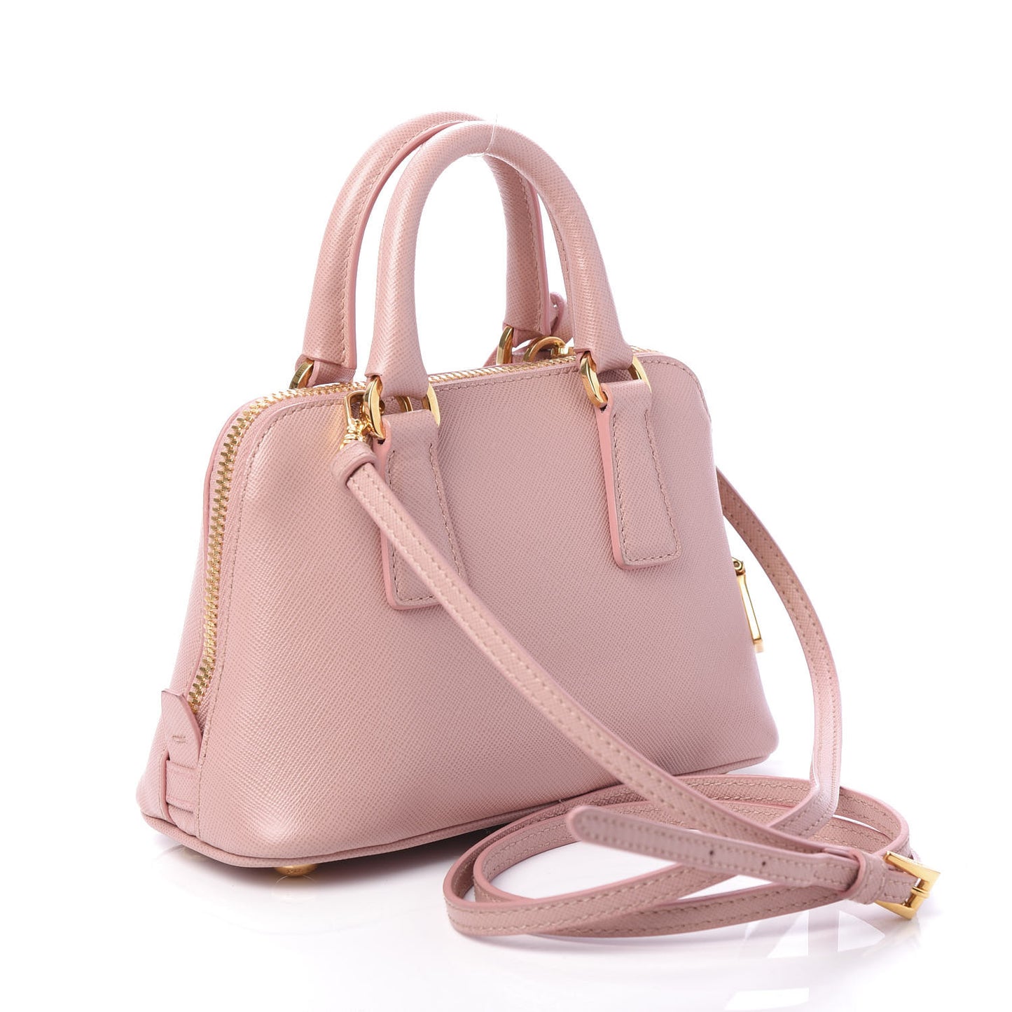 Saffiano Lux Mini Promenade Tote Orchidea