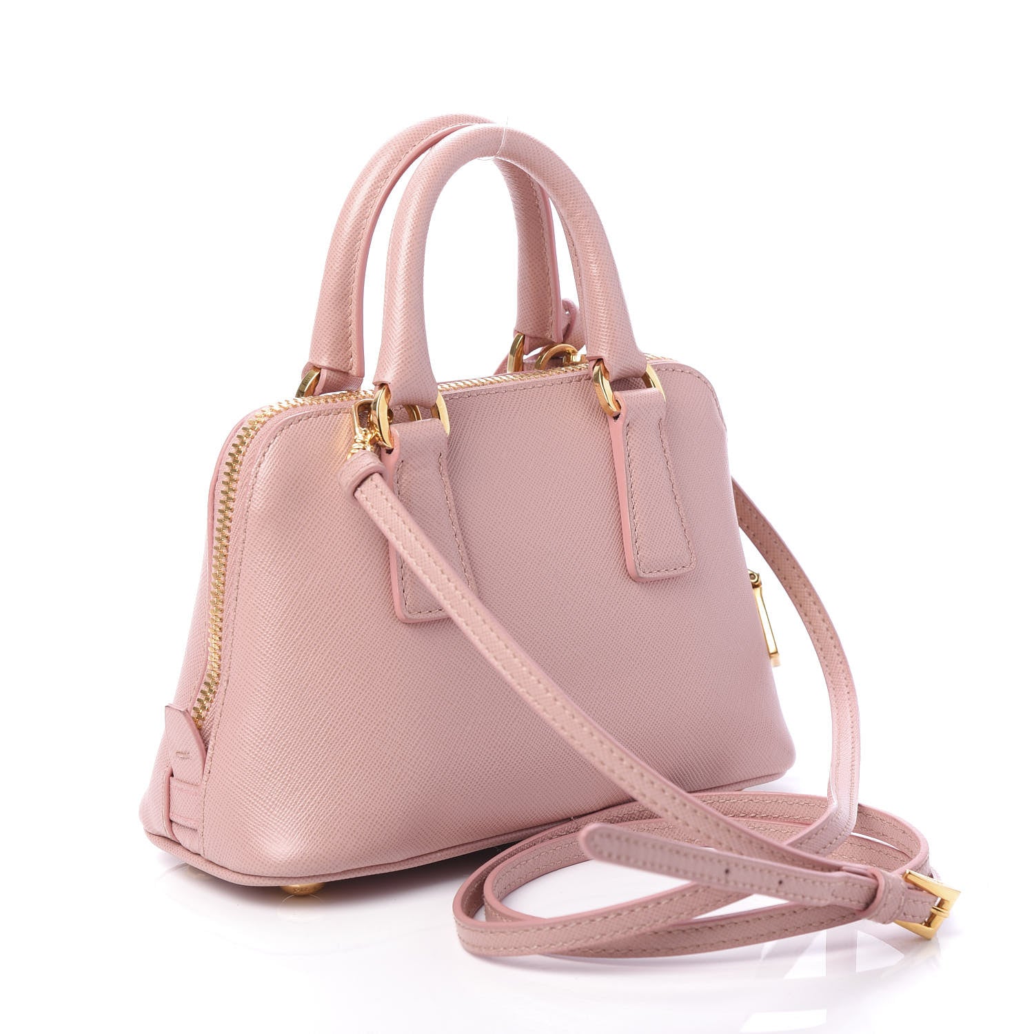 Prada Saffiano Lux Mini Promenade Tote Orchidea 3 of 11