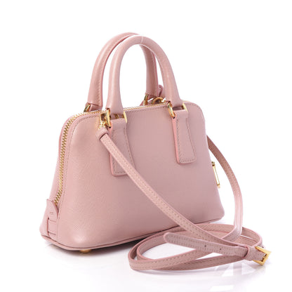 Prada Saffiano Lux Mini Promenade Tote Orchidea 3 of 11