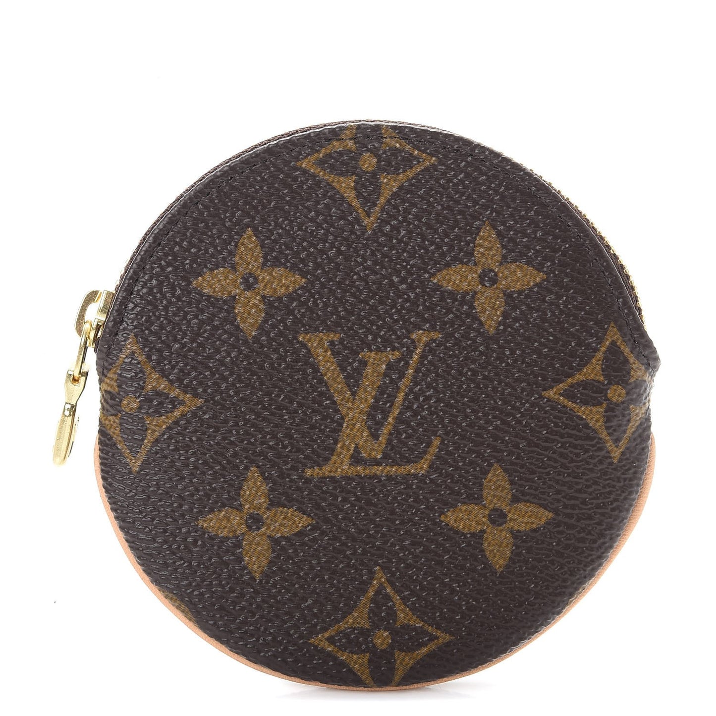 Monogram Round Coin Purse