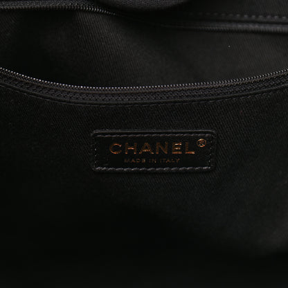 Chanel Mixed Fibers Calfskin Medium Deauville Tote Black 5 of 9