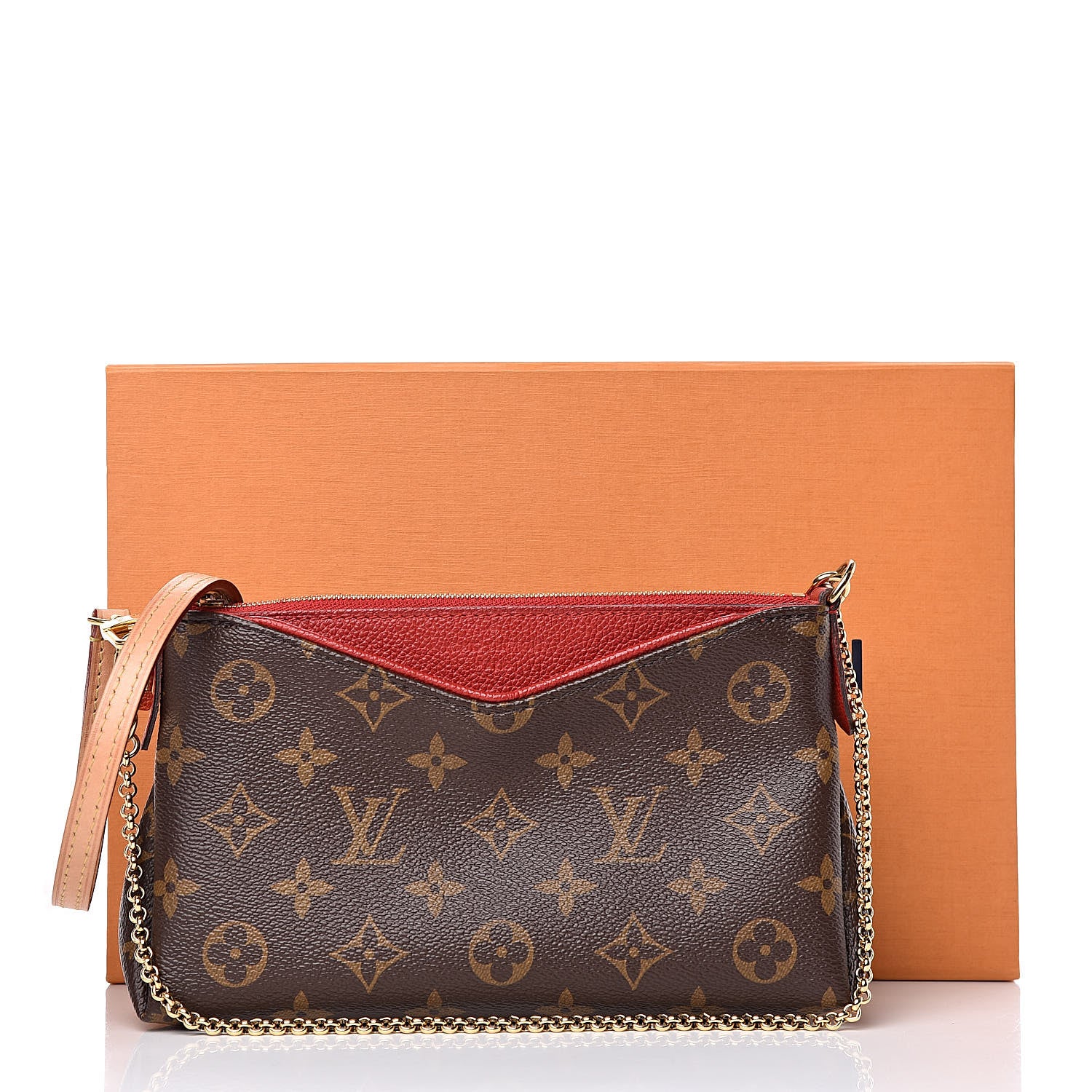 Louis Vuitton Monogram Pallas Clutch Cherry 10 of 10