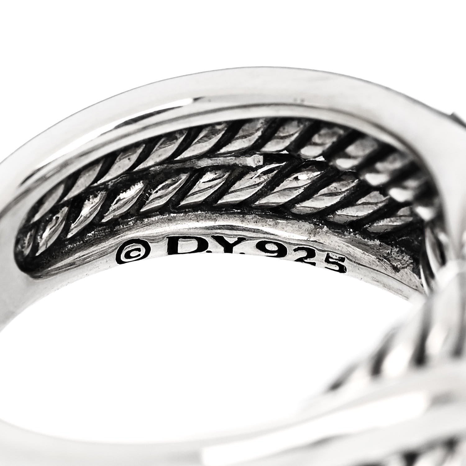 David Yurman Sterling Silver Labyrinth Knot Ring 4 of 4