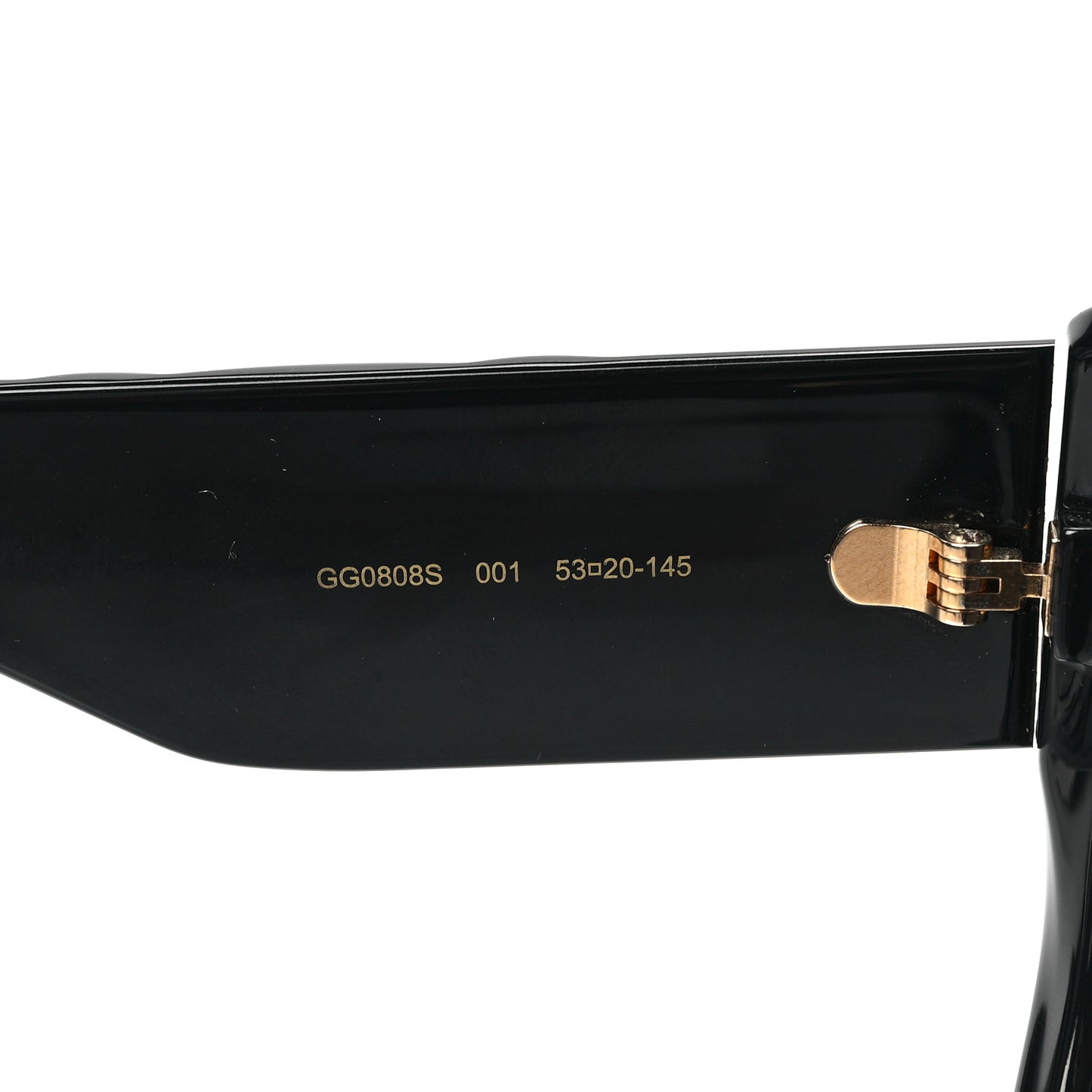 Acetate GG Butterfly Sunglasses GG0808S Black