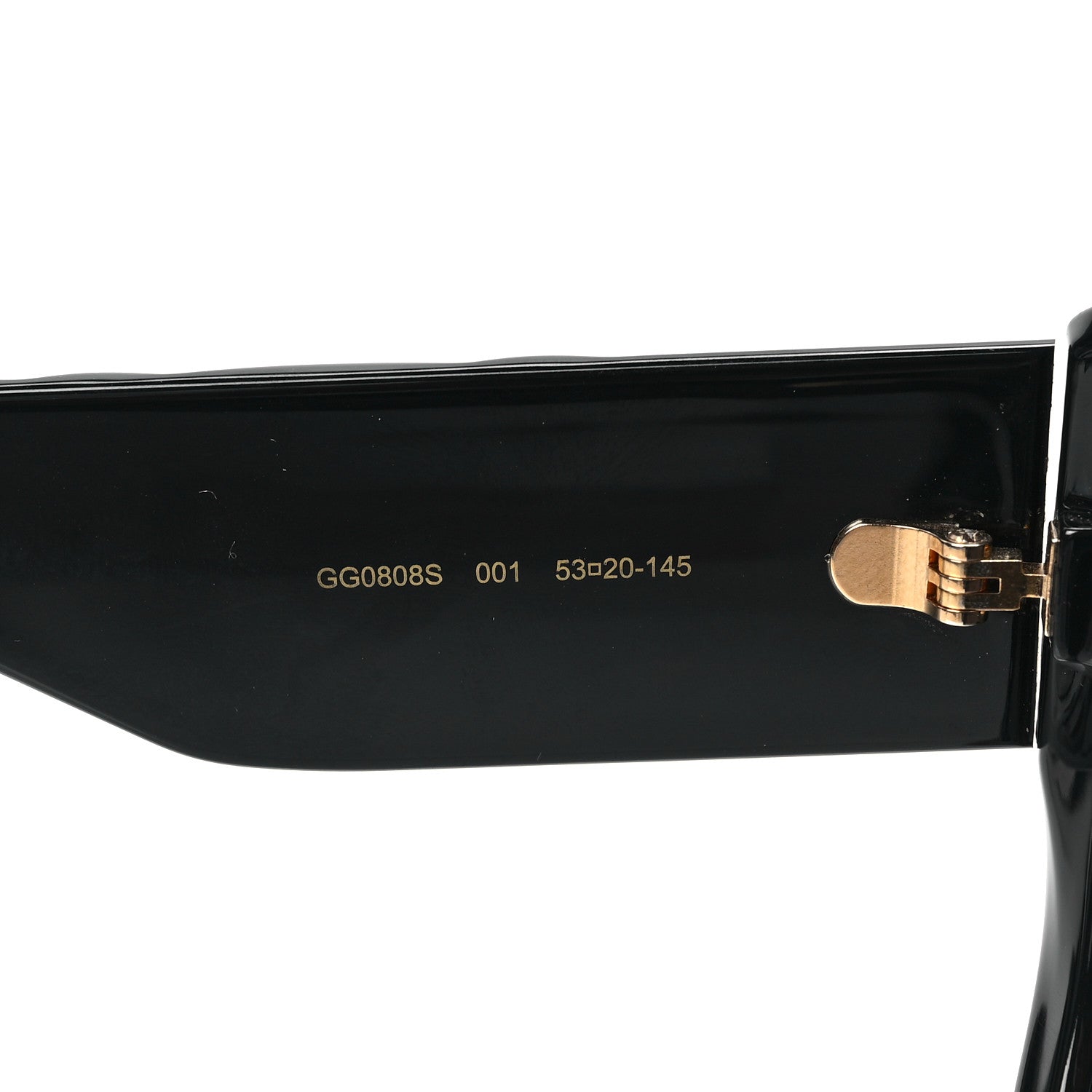 Gucci Acetate GG Butterfly Sunglasses GG0808S Black 5 of 6
