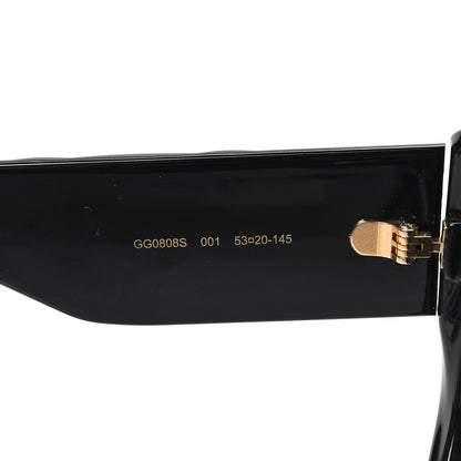 Gucci Acetate GG Butterfly Sunglasses GG0808S Black 5 of 6