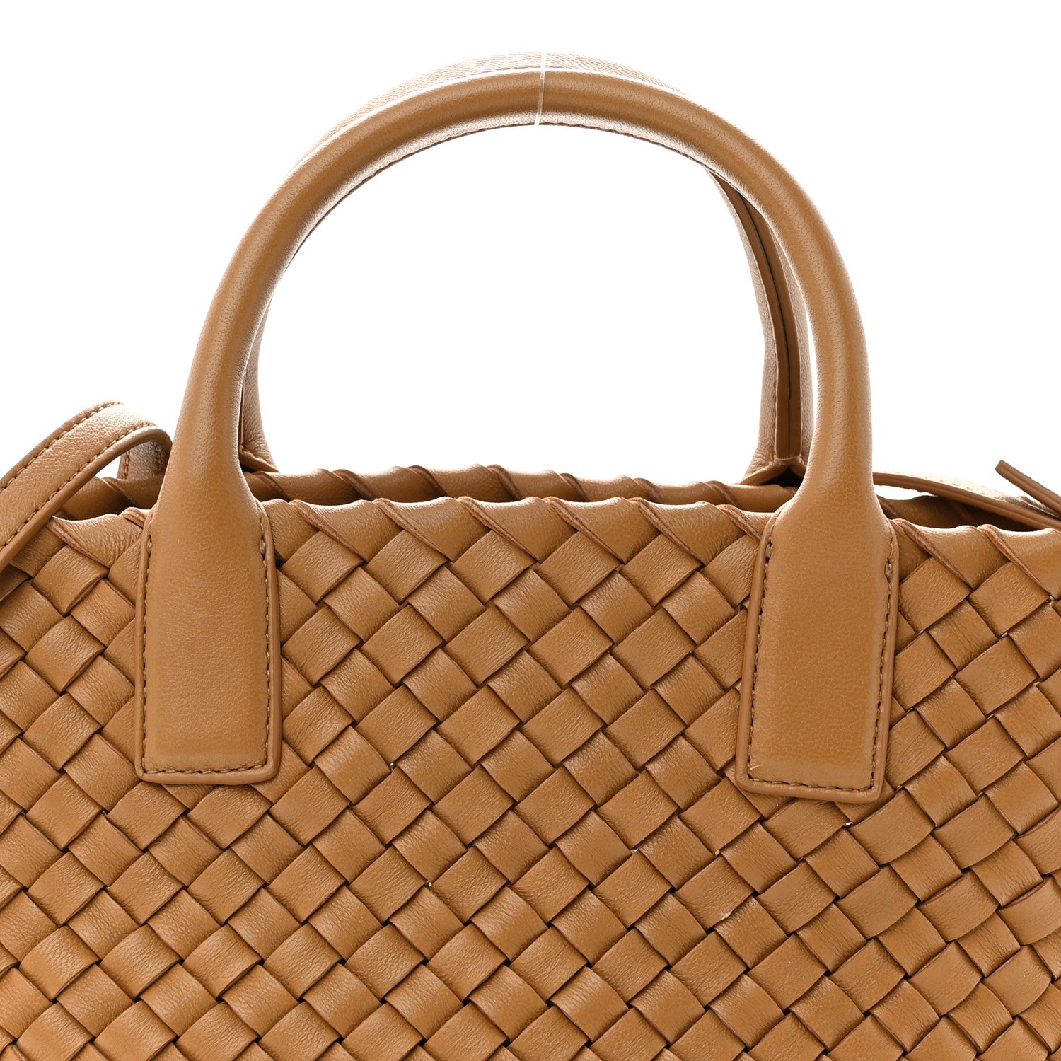 Bottega Veneta Nappa Intrecciato Mini Cabat Caramel 7 of 10