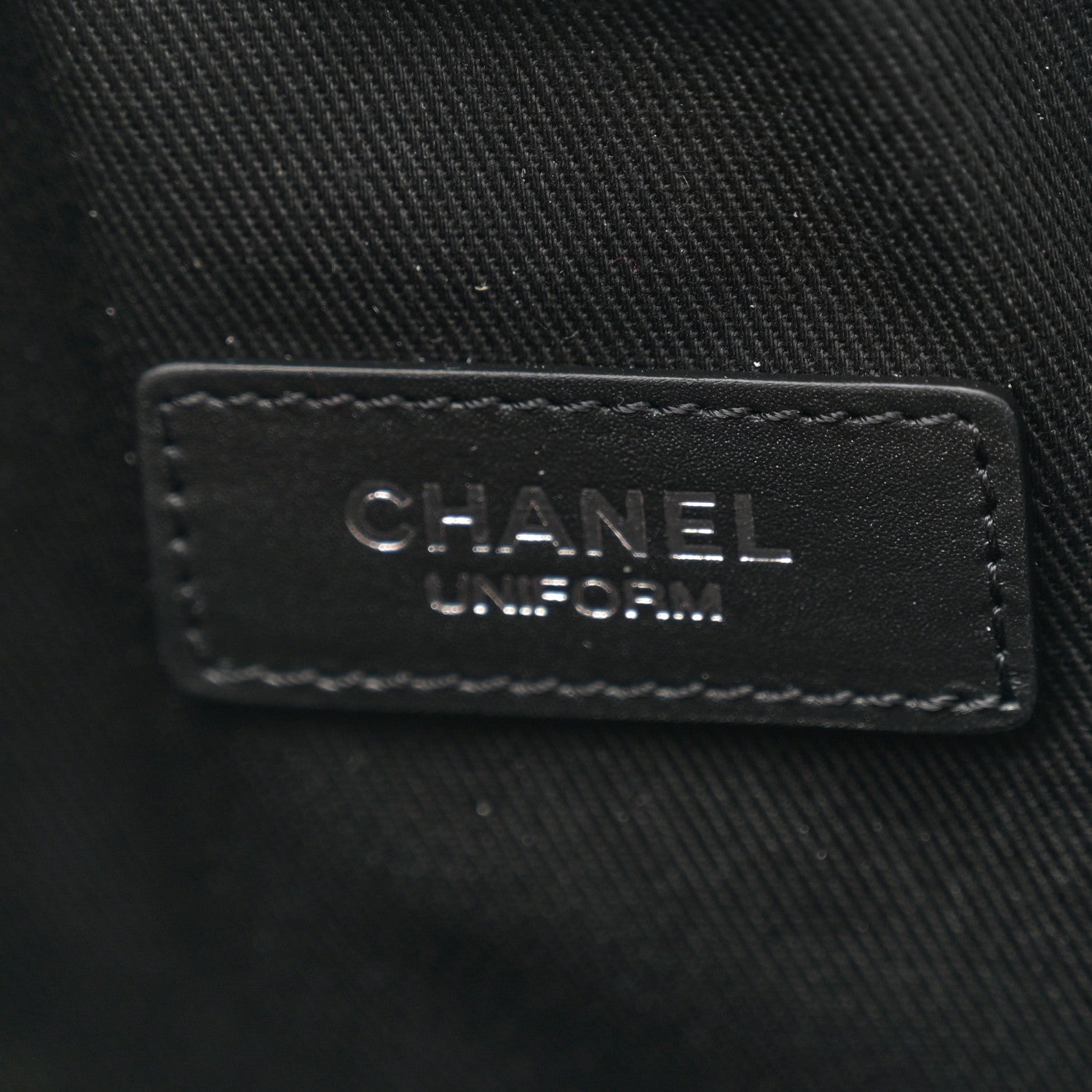 Chanel Lambskin Quilted Waist Belt Bag Black 6 of 10