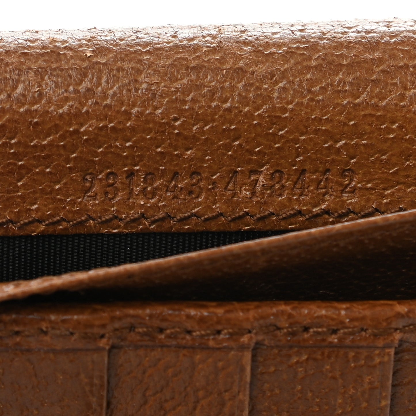Calfskin Studded Soho Continental Wallet Brown
