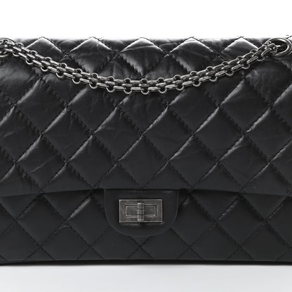 Chanel Aged Calfskin Quilted 2.55 Reissue 226 Black 8 of 13