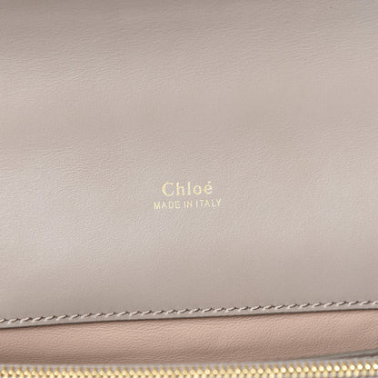 Chloe Shiny Goatskin Calfskin Aby Chain Shoulder Bag Motty Grey 5 of 8