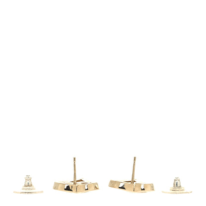 Chanel Metal CC Heart Coco In Love Earrings Gold 3 of 4