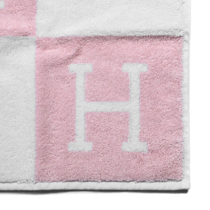 Hermes Cotton Avalon Baby Bath Wash Cloth Rose Lilas 3 of 3