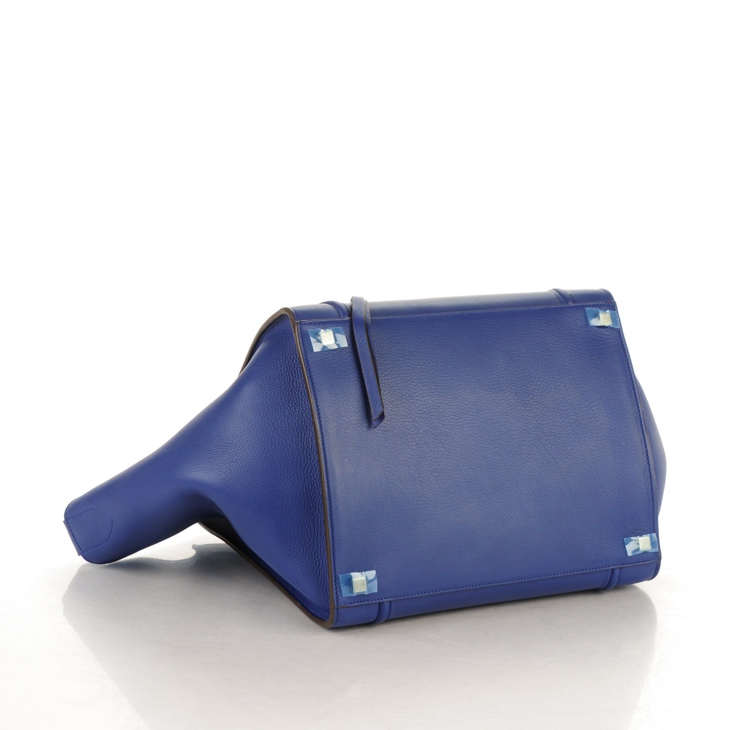 Celine Supple Calfskin Medium Phantom Luggage Indigo 4 of 8