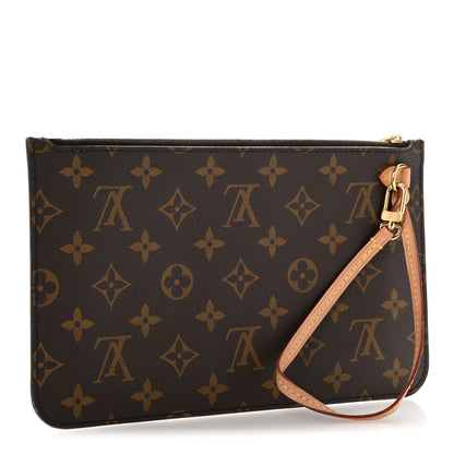 Louis Vuitton Monogram Neverfull MM GM Pochette 3 of 9