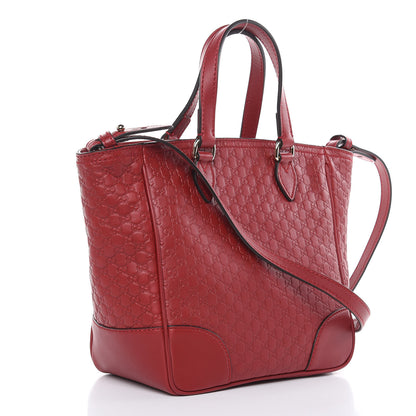 Gucci Microguccissima Small Bree Tote Red 3 of 10