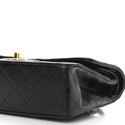 Chanel Lambskin Quilted Small Double Flap Black 10 of 15
