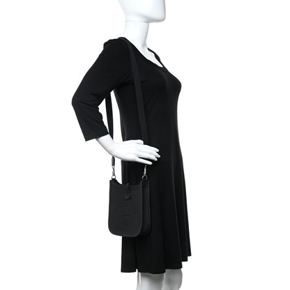 Hermes Taurillon Clemence Evelyne TPM Black 2 of 9