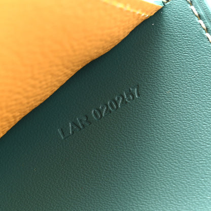 Goyard Goyardine Passport Wallet Green 7 of 9