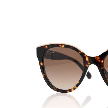 Chanel Acetate Polarized CC Butterfly Sunglasses 5414 Tortoise 7 of 8