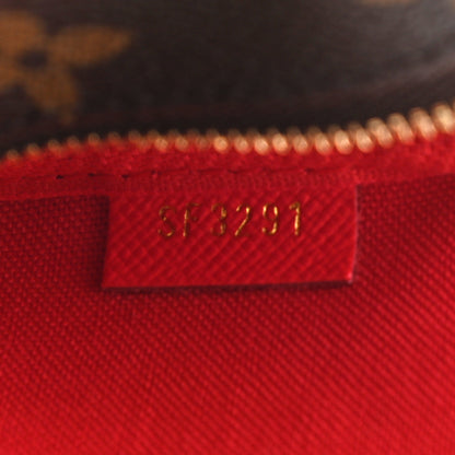 Louis Vuitton Monogram 2021 Christmas Animation London Mini Pochette Accessories Red 6 of 7
