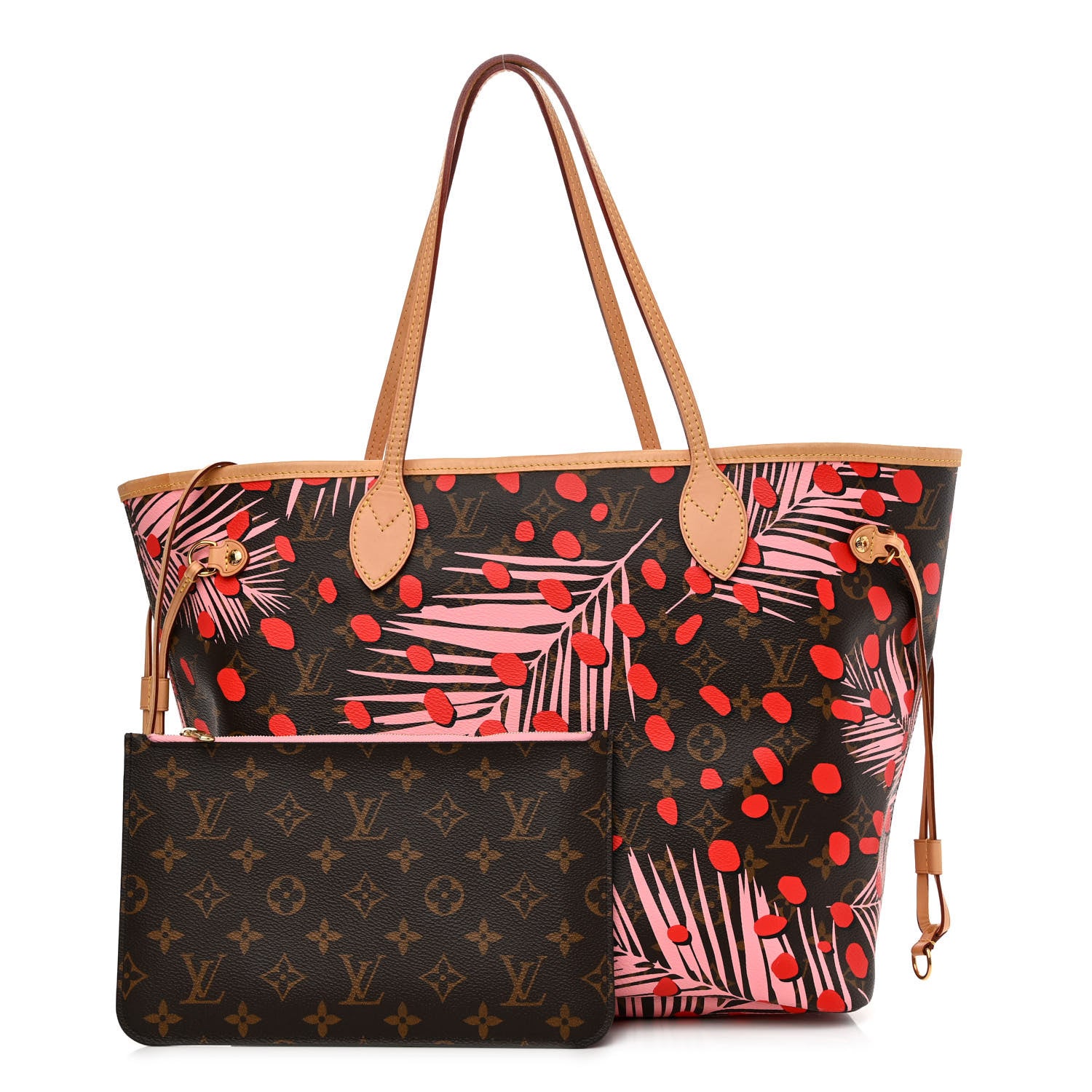 Louis Vuitton Monogram Jungle Dots Neo Neverfull MM Sugar Pink Poppy 1 of 11