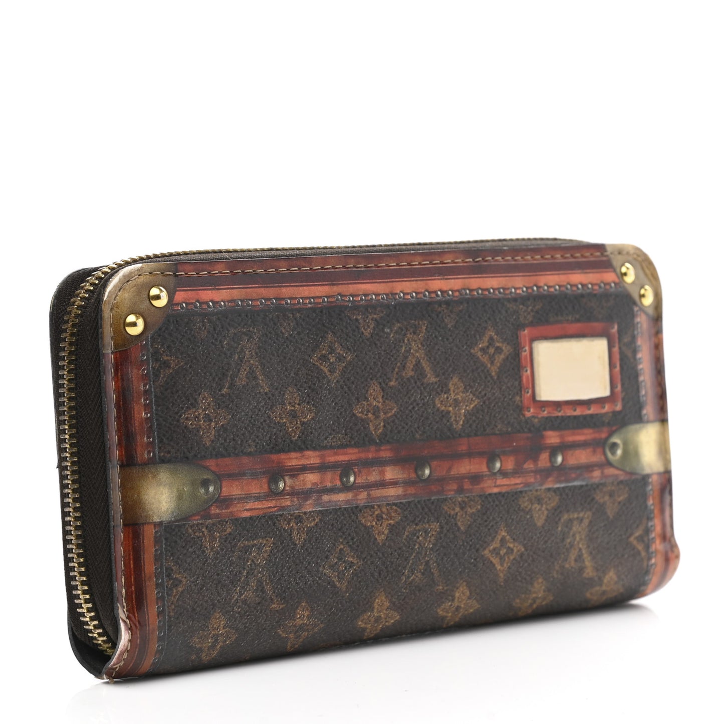 Transformed Monogram Time Trunk Zippy Wallet