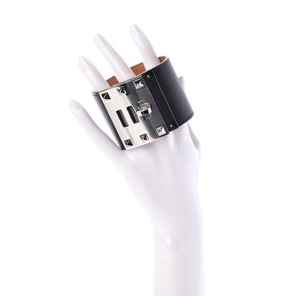 Hermes Chamonix Extreme Kelly Bracelet S Black 2 of 6