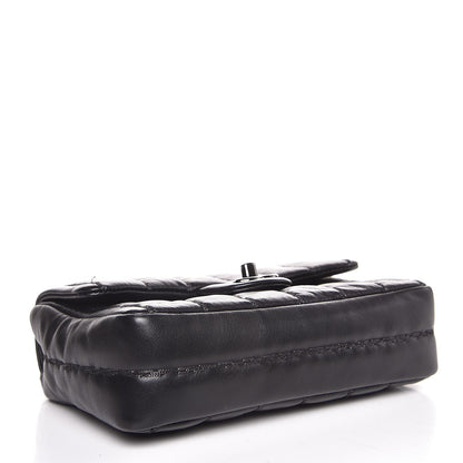 Chanel Lambskin Vertical Stitched Mini Flap Black 4 of 8