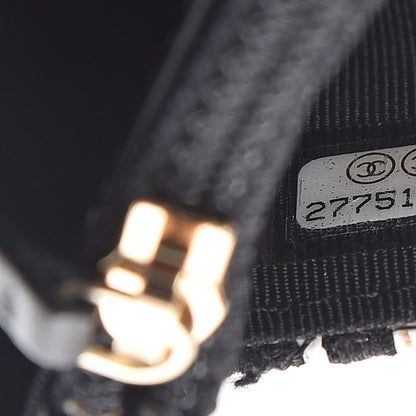 Chanel Tweed Wallet On Chain WOC Black 8 of 12