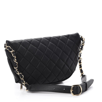 Chanel Caviar Quilted Business Affinity Waist Belt Bag Black 3 of 10