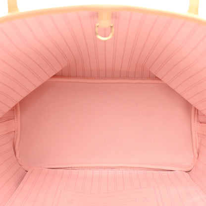 Louis Vuitton Damier Azur Neo Neverfull MM Rose Ballerine 6 of 12