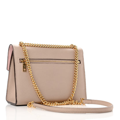 Louis Vuitton Soft Calfskin Mylockme Chain Bag BB Greige 3 of 9