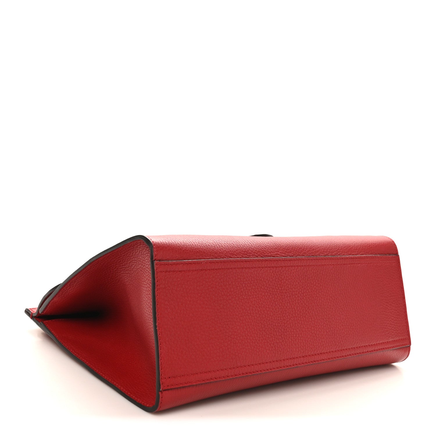 Gucci Calfskin Small GG Marmont Top Handle Bag Vulcanic Red 4 of 10